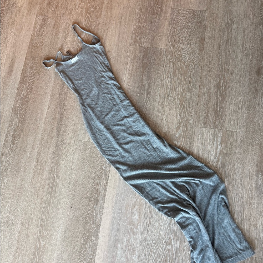 SKIMS Gray Maxi Dress
